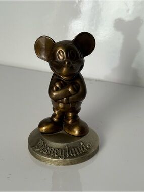 Vintage Walt Disney World Mickey Mouse Figurine Walt Disney Productions